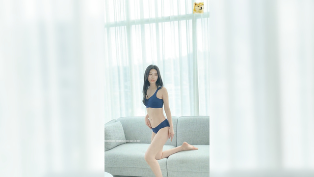 아이즈원 김민주 가짜 포르노 // Fake lingerie photosession with perfect Minju