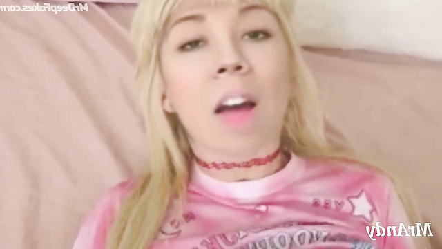 Jennette McCurdy masturbates and then fucked in doggystyle (deepfake)
