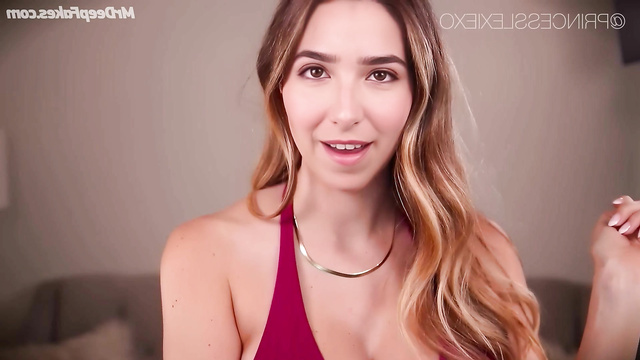 Fake celeb porn with ASMR Glow dirty talk while touching her big boobs