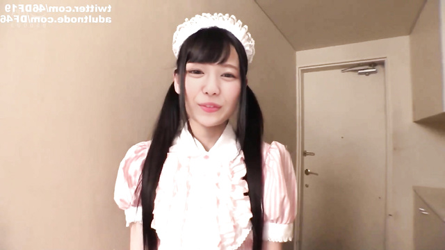 Japanese star Aimi having sex in a maid costume (愛美 日本 人) [PREMIUM]