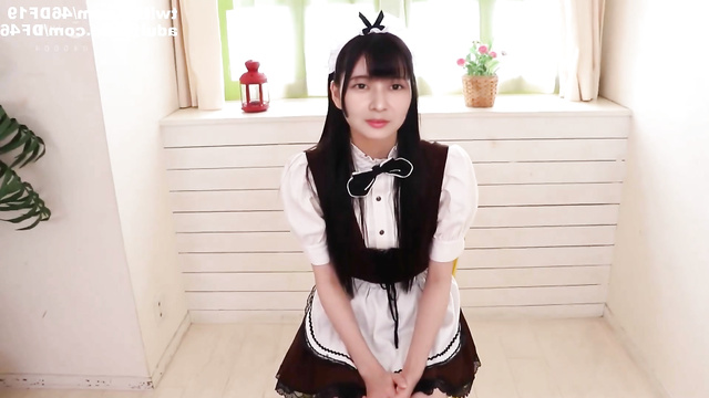 Suzuki Ayane Nogizaka46 wearing maid costume for sex - celeb fake porn (すずき あやね 乃木坂46 フェイクポルノ) [PREMIUM]