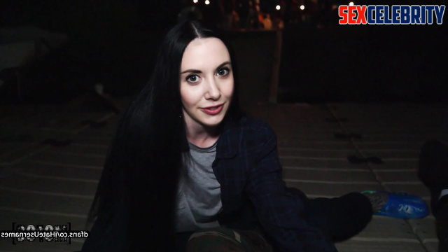 Alison Brie cheating on her boyfriend at the camping tent (POV fakes)